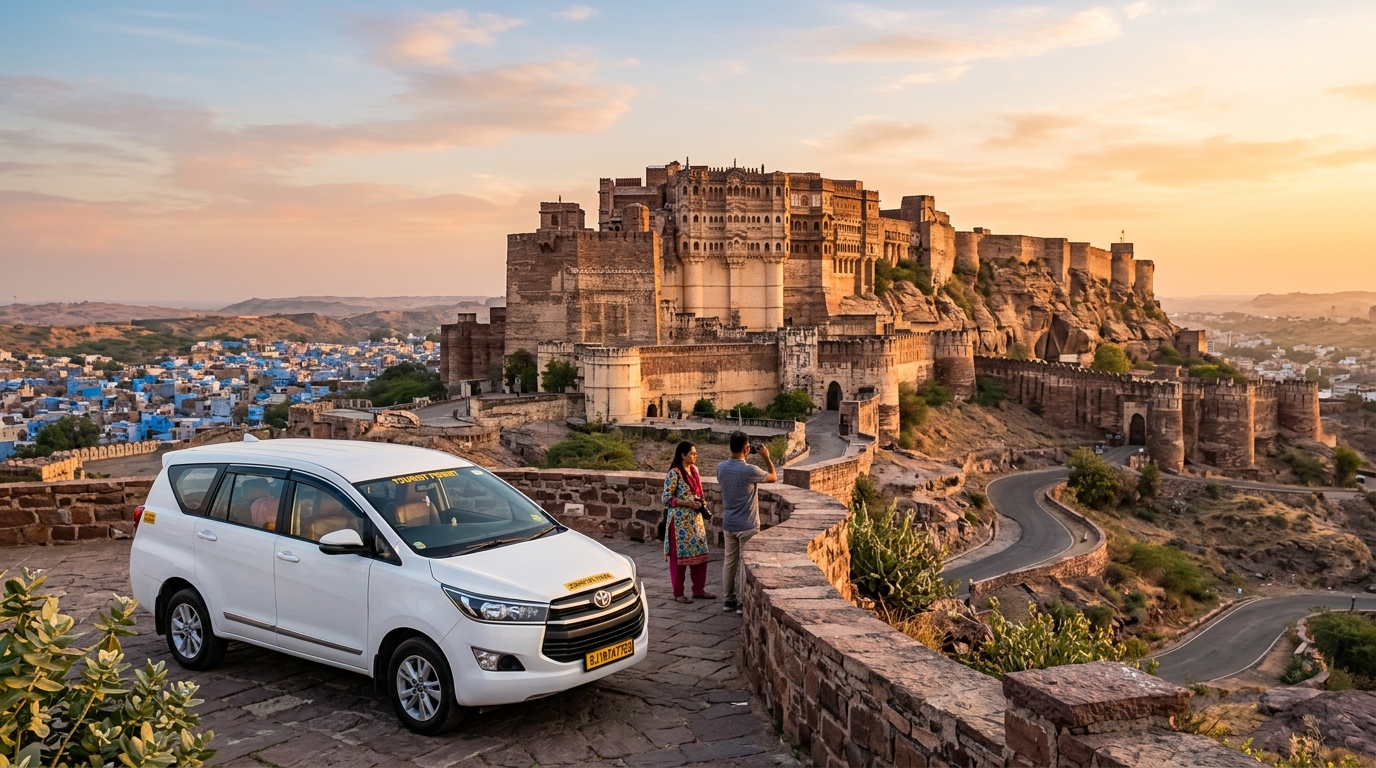 Jodhpur - Mehrangarh Fort, Umaid Bhawan, Blue City & Osian Dunes